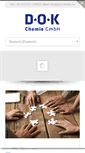 Mobile Screenshot of dok-chemie.de